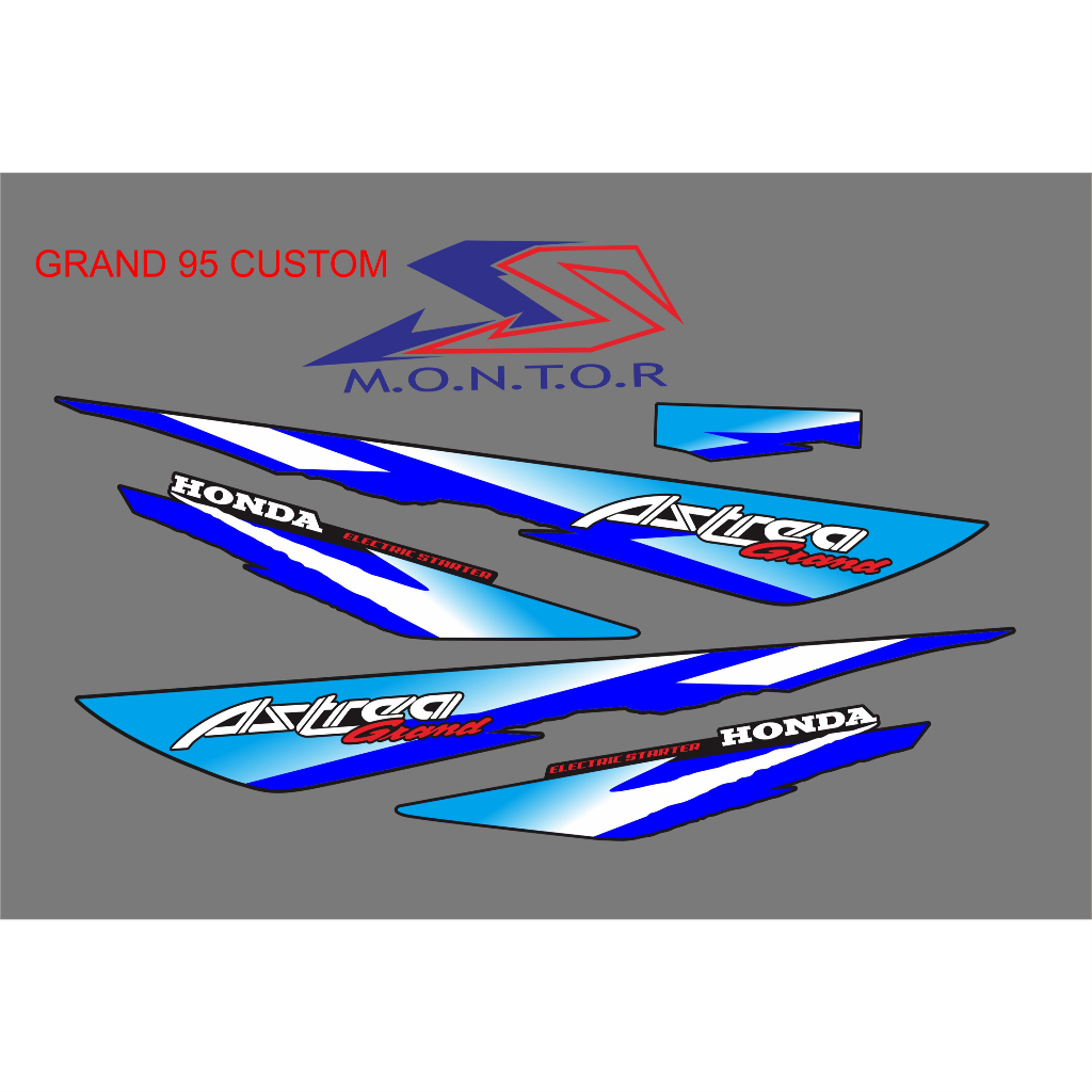 STRIPING STIKER LIS ASTREA GRAND 95 CUSTOM