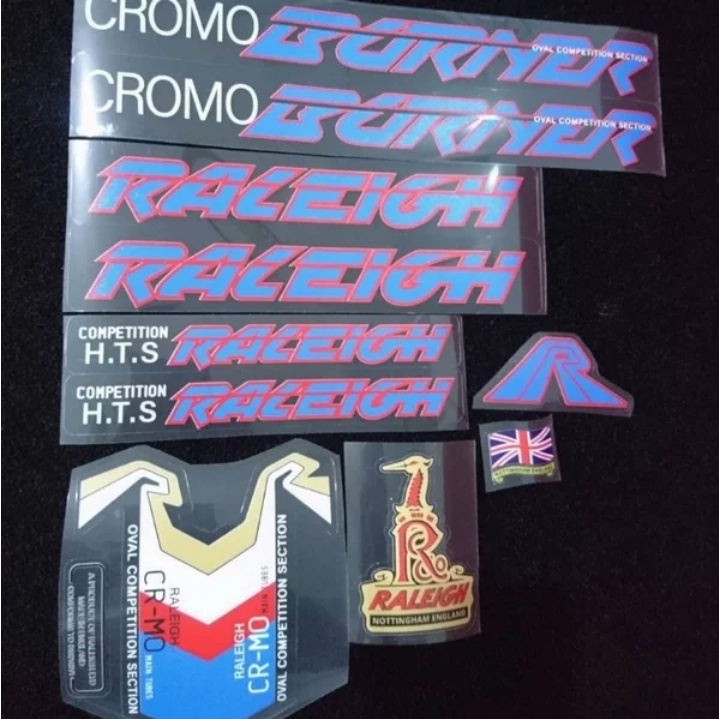 decal bmx os raleigh cromo burner