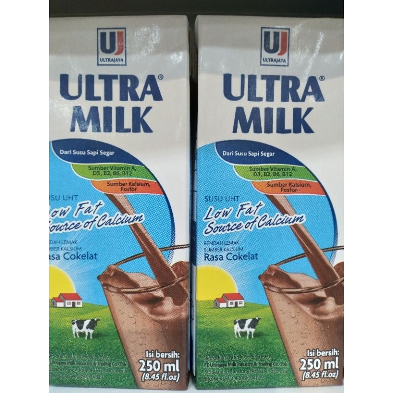 

Robinson Mart // Ultra Milk // Susu UHT Low Fat Source Of Calsium 250ml