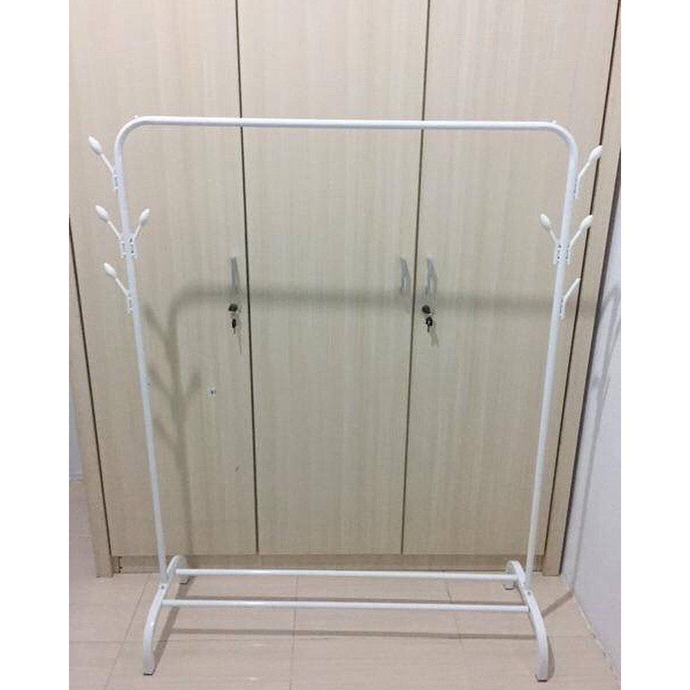 Cuci Gudang Gantungan Baju Besi Kuat Gawang Baju Gamis Display Butik Big Stand Hanger Portable