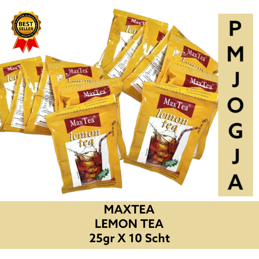 

MaxTea LemonTea 25gr x 10sachet / Minuman Bubuk Lemon tea Instan Max Tea