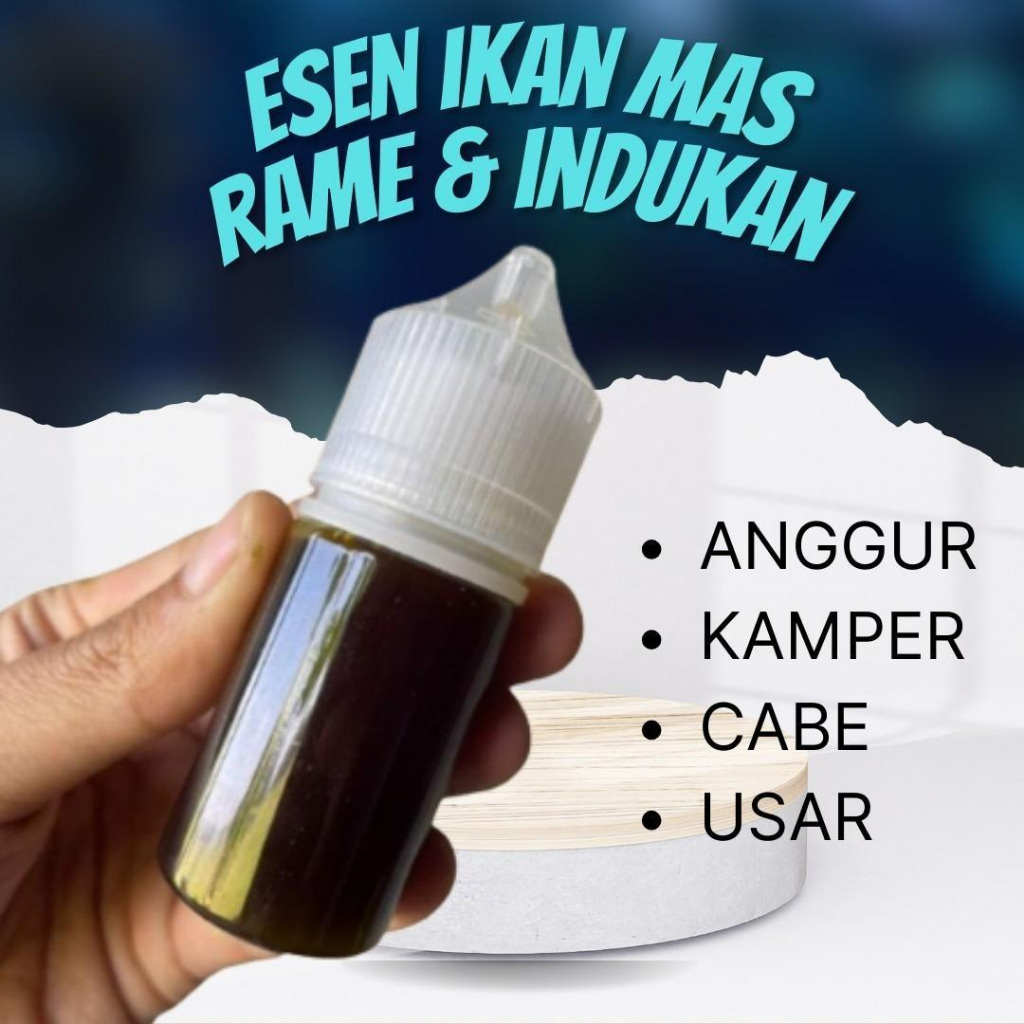 ESSEN OPLOSAN IKAN MAS AROMA ANGGUR,  KAMPER, CABE, USAR PALING GACOR / ESEN IKAN OPLOSAN GACOR/ESEN