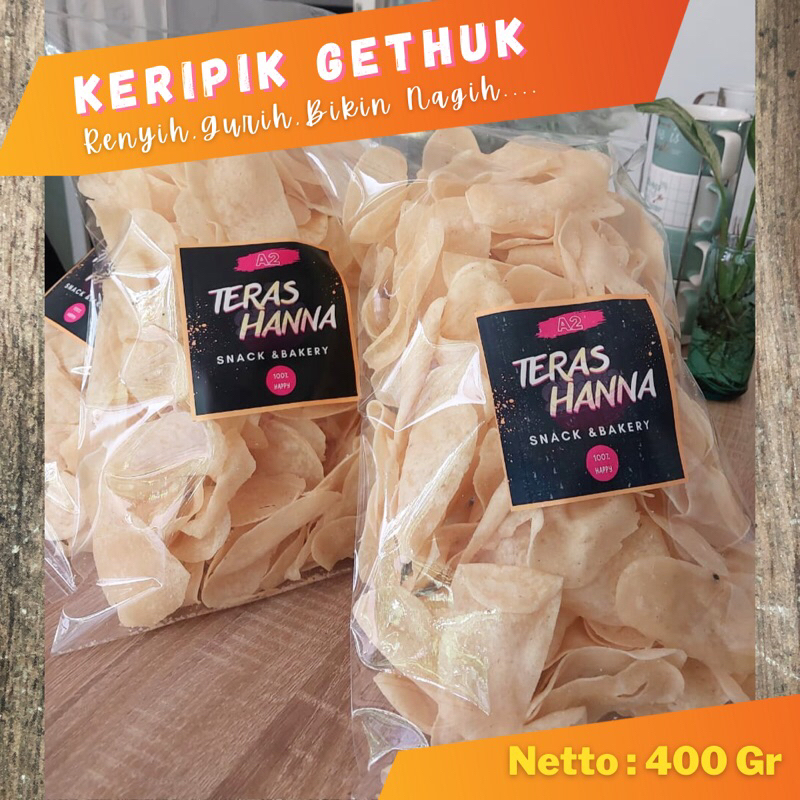 

Keripik Gethuk 400gr Kripik Getuk 400 gram Camilan Criping Ceriping Singkong Renyah Gurih Khas Magelan