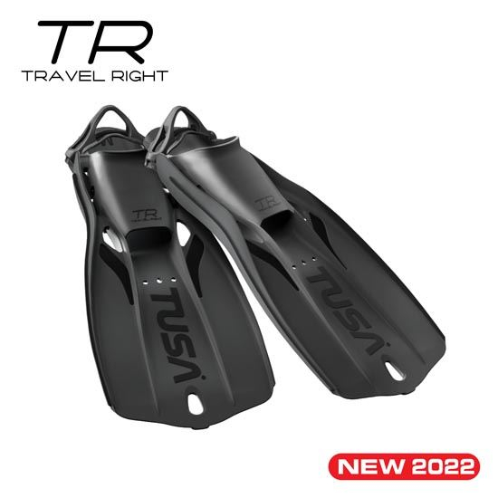 Scuba Diving Fins Tusa Open Heel Travel Right Jet Fin SF0110 Selam