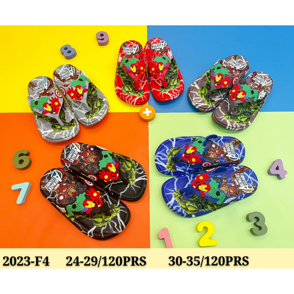 sendal jepit anak pria kekinian terbaru - sandal jepit anak laki-laki merk LSH 2023-2f K&T - Bahan k