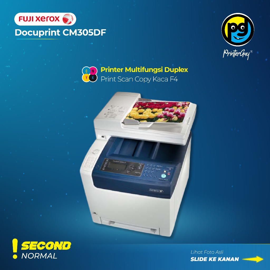 Printer Warna Fuji Xerox Docuprint CM305DF - Multifungsi Kaca F4