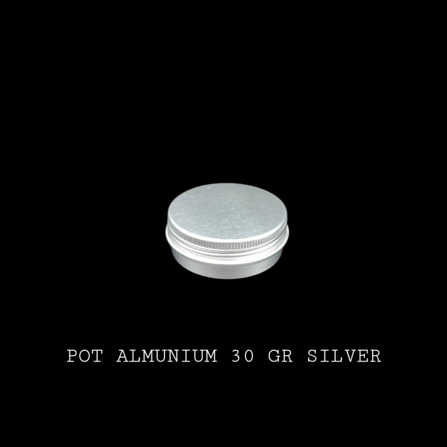 Pot Alumunium 30 gram Alumunium Tin Jar 30gr Pot Pomade 30 gr Pot Jar 30 gr Pot Kaleng Pomade 30 gr