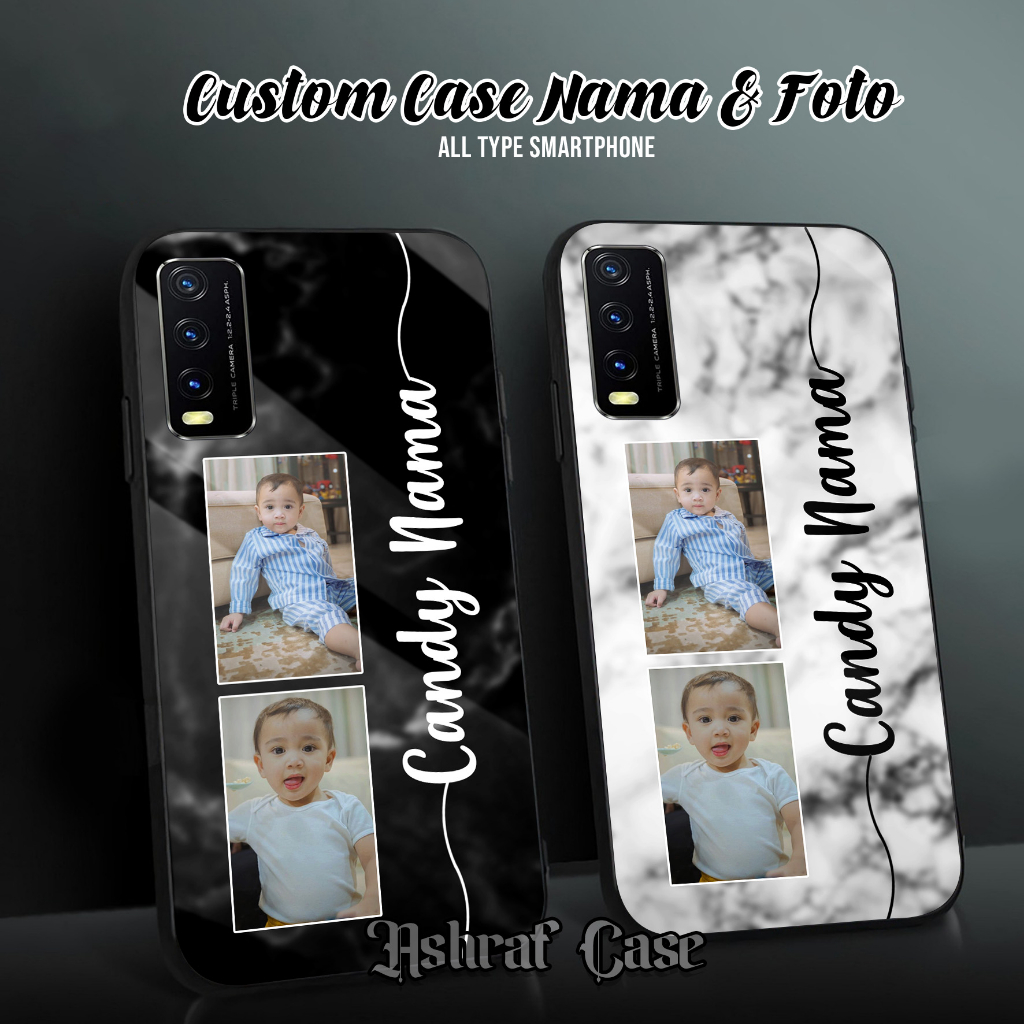 Custom Case Foto & Nama All Type Hp - Case Custom Request Gambar Sesuai Keinginan dan bisa tambah na