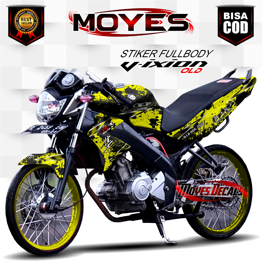 NEW PRODUK Decal Vixion Old Fullbody Dekal Vixion Stiker Vixion Lama Full Body