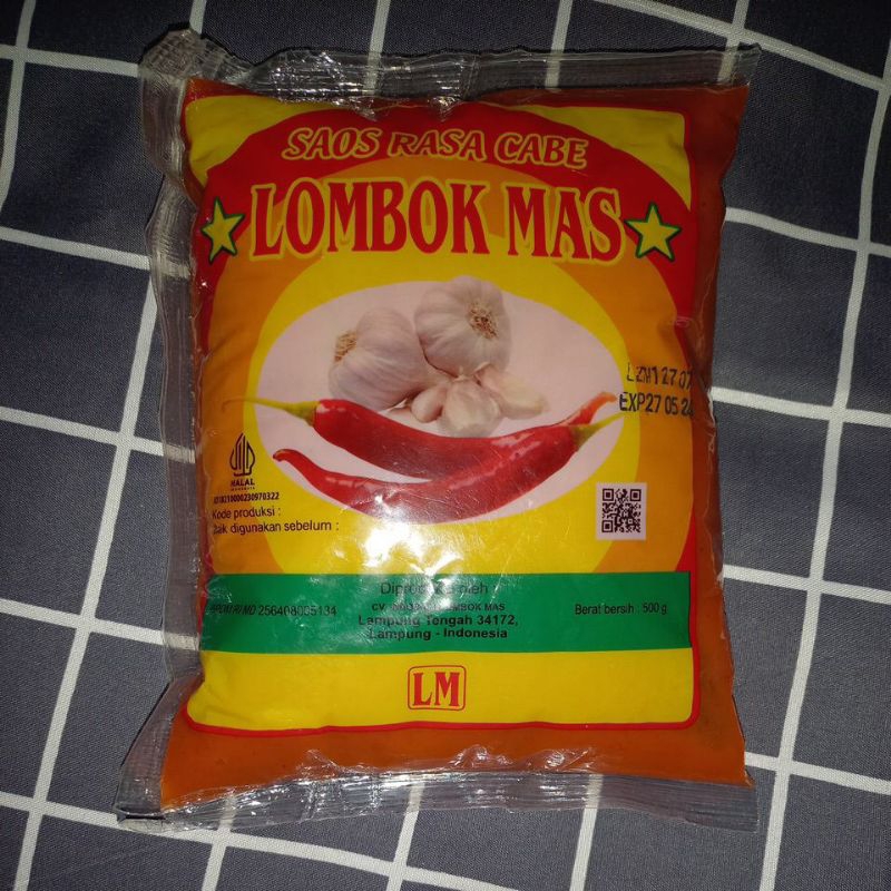 

Lombok Mas Saos Sambal Cabe Bantal 500gr