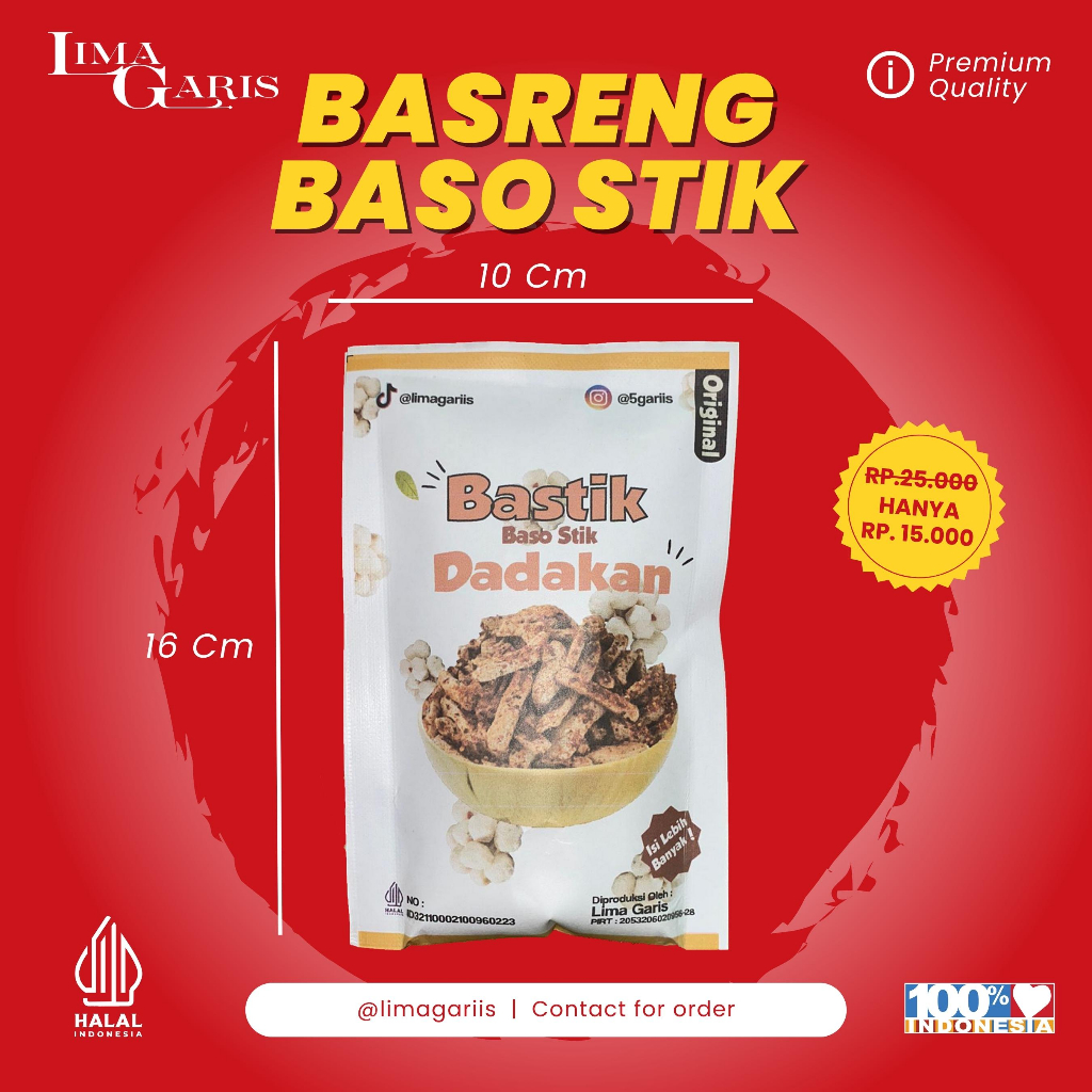 

Basreng (Kecil) Dadakan | 10 Pcs