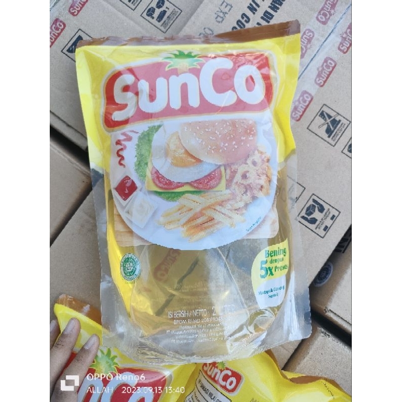

sunco minyak goreng 2liter