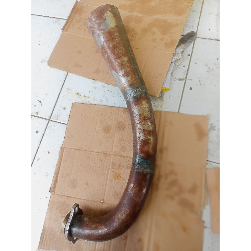 LEHERAN KNALPOT RX-KING SETENGAH DEWA