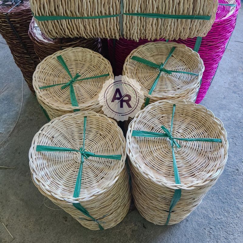 Piring Rotan Original - Piring Rotan Polos - Piring Rotan Natural