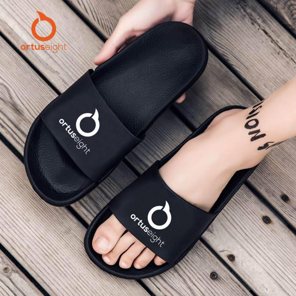 Sandal Slop Ortuseight Pria Desain Terbaru Kekinian Sandal Selop Pria Dan Wanita Premium Quality Sen