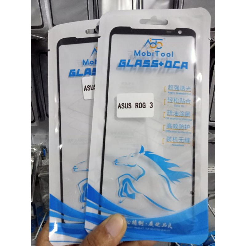 Glass sudah oca Asus Rog 3 kaca Touchscreen LCD layar sentuh