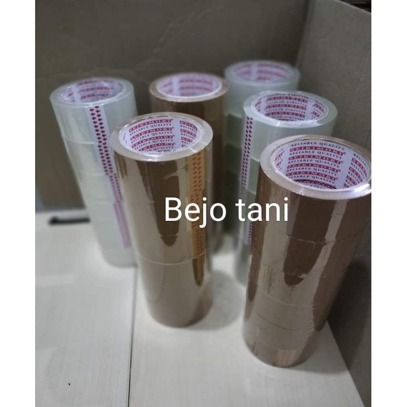 

Lakban 1 dos isi 72 pcs ukuran 45mm 90 yard