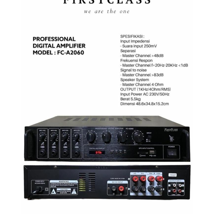Ampli mesjid musholla,ampli firstclass fc-2060