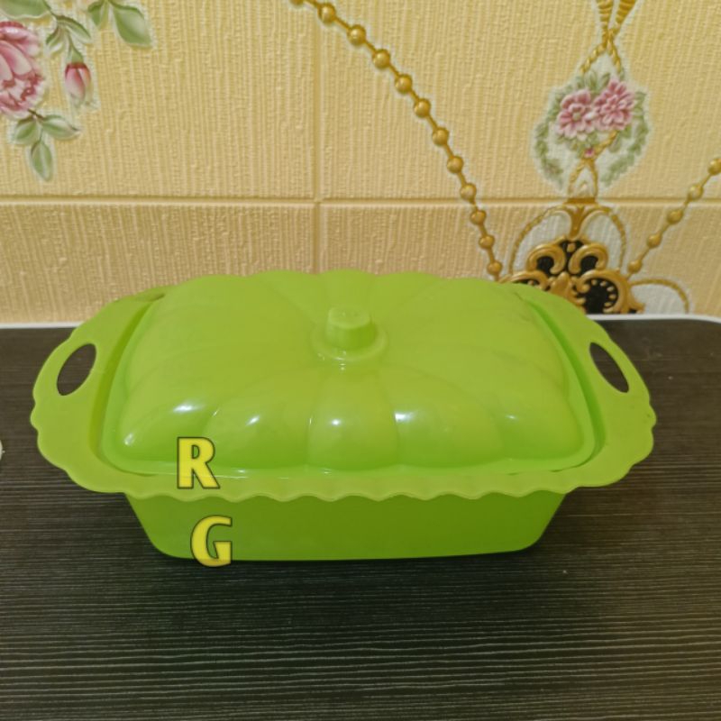 6 pcs Tempat sayur tutup plastik / wakul / wadah sayur