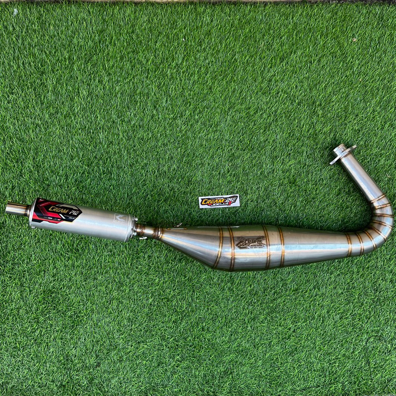 Knalpot Creampie Original RX King Silincer Stenlis