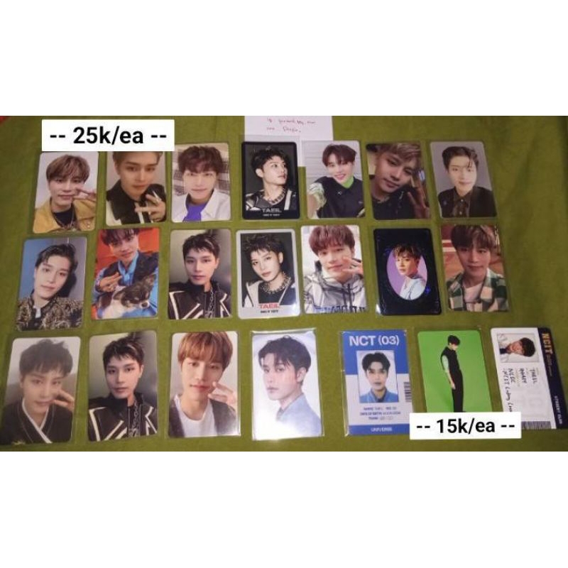 Photocard Taeil nct