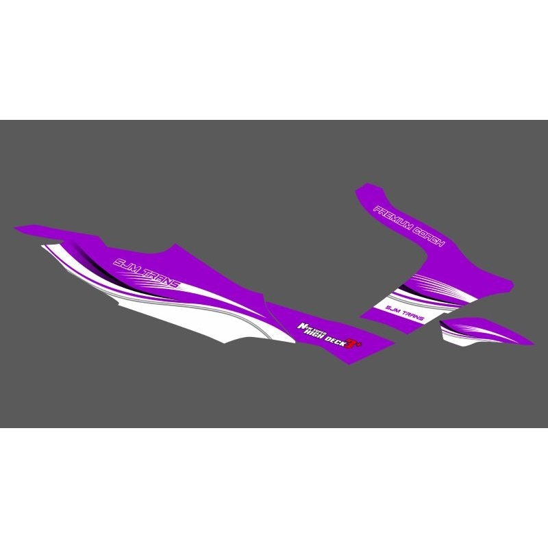 STICKER STRIPPING COSTUM HONDA PCX 160 LIVERY BUS TRANSPARAN TERBARU