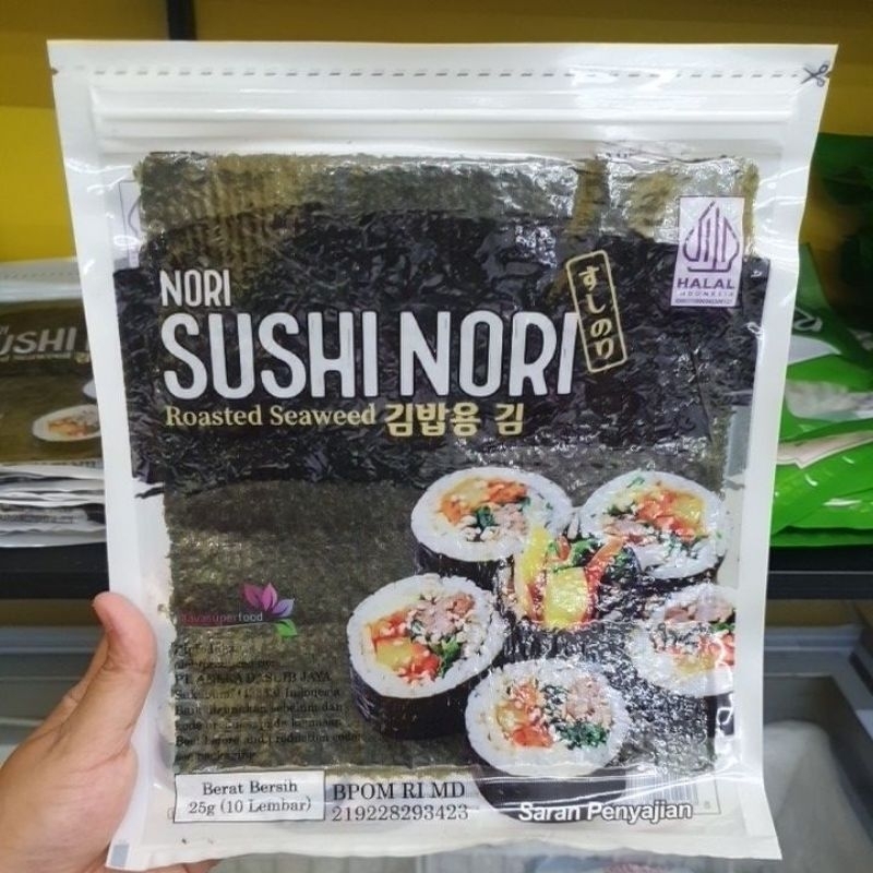 

Jsf sushi nori isi 10 lembar