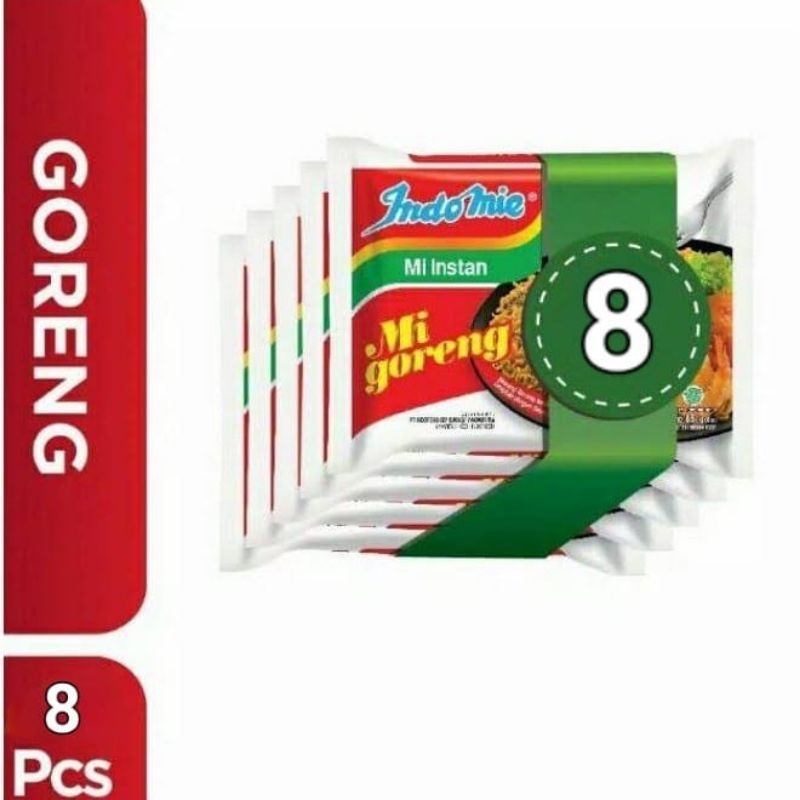 

Indomie Goreng isi 8 pcs