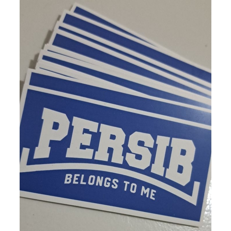 

STIKER PERSIB BELONGS TO ME ANTI AIR A3 -+ 20 STIKER