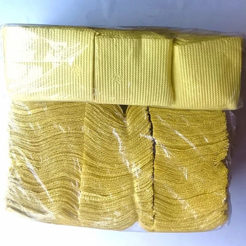 Tissue makan Tissue napkin kuning shely