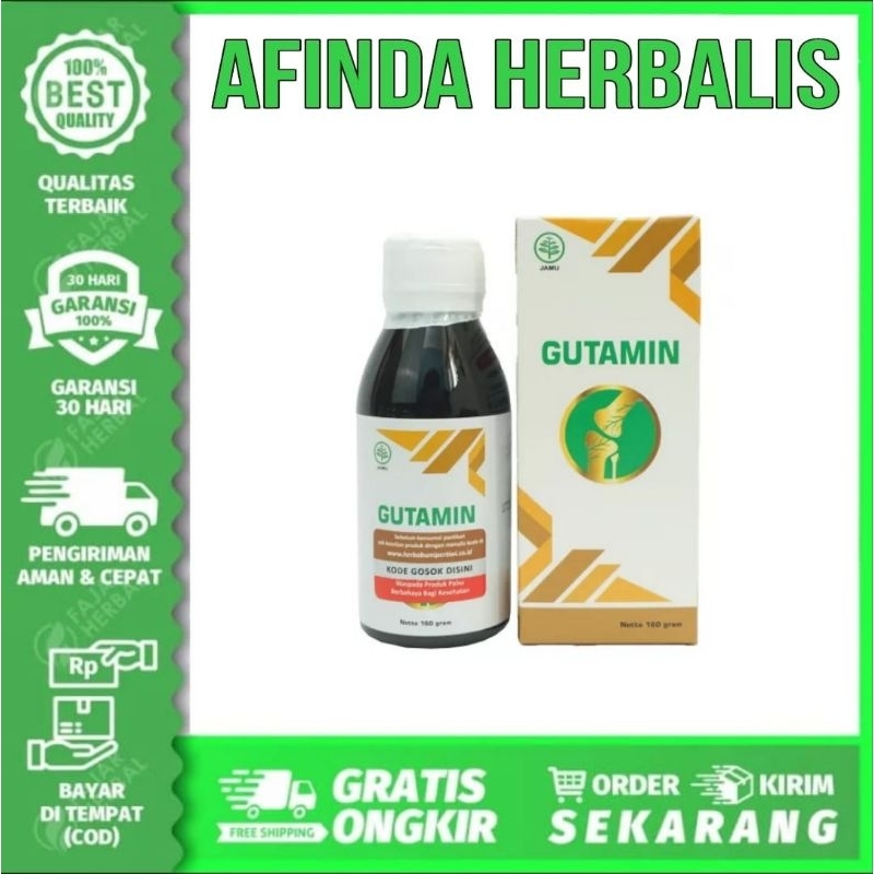 Madu Gutamin Herbal Original Untuk Persendian, Asam Urat, Kebas, Pengapuran Tulang