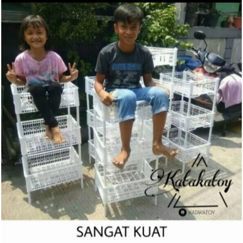 KERANJANG WARUNG SUSUN / RAK SUSUN jajanan ringan ciki