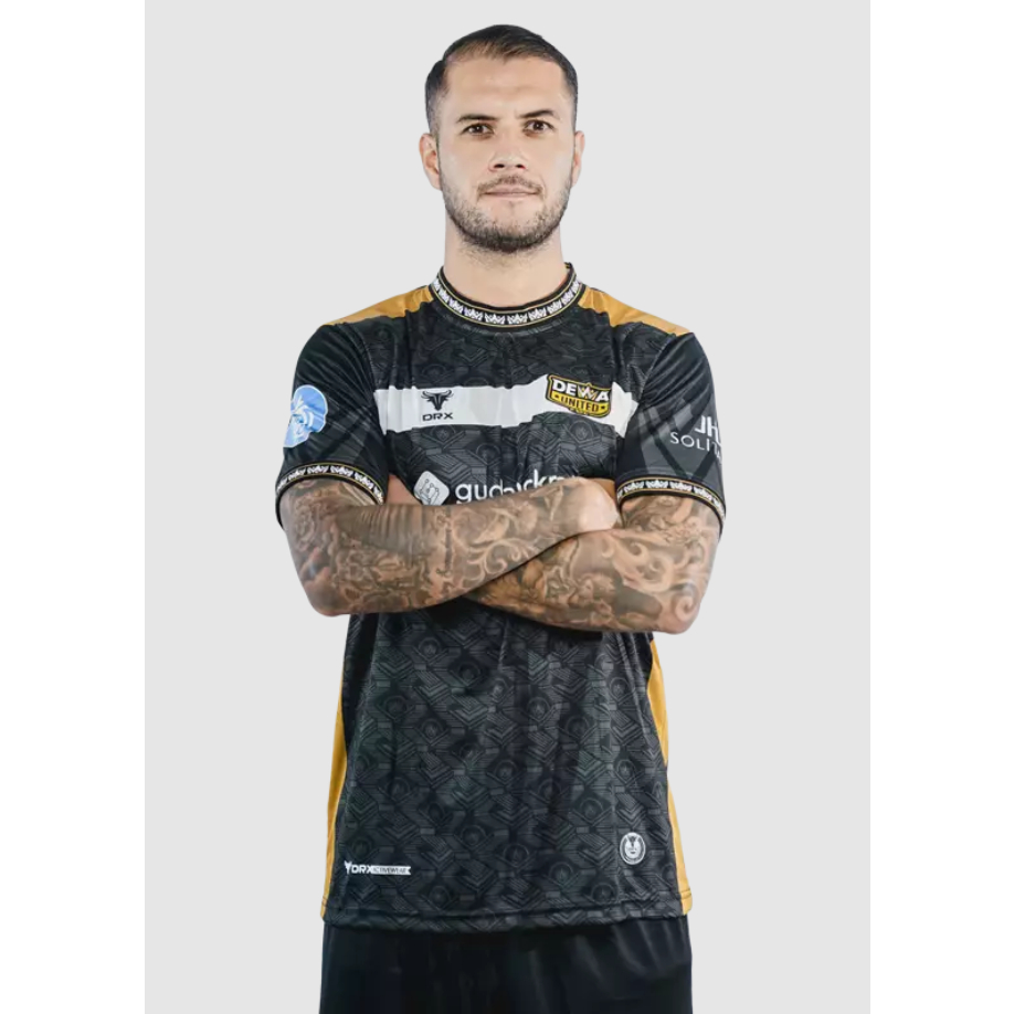 JERSEY BAJU BOLA DEWA UNITED HITAM 2023/24 FREE NAMASET