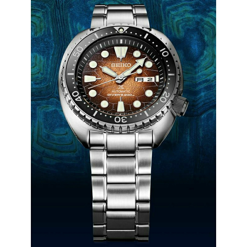 Jam tangan Pria SEIKO Prospex Turtle Automatic 4R36A Original include box