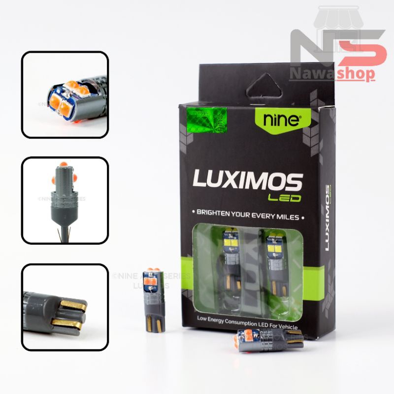 Lampu LED Luximos 3030 6 extreem bright sein,senja,plat nomor