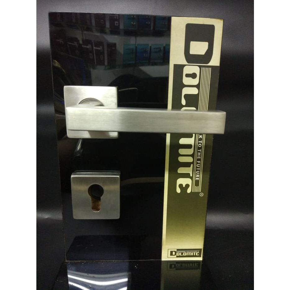 HANDLE PINTU / GAGANG PINTU SOLID RUMAH MINIMALIS KOTAK STAINLESS STEEL