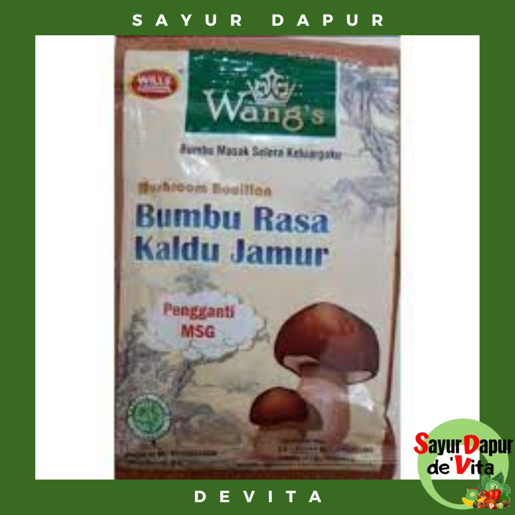 

Wang's Bumbu Rasa Kaldu Jamur 6 gr
