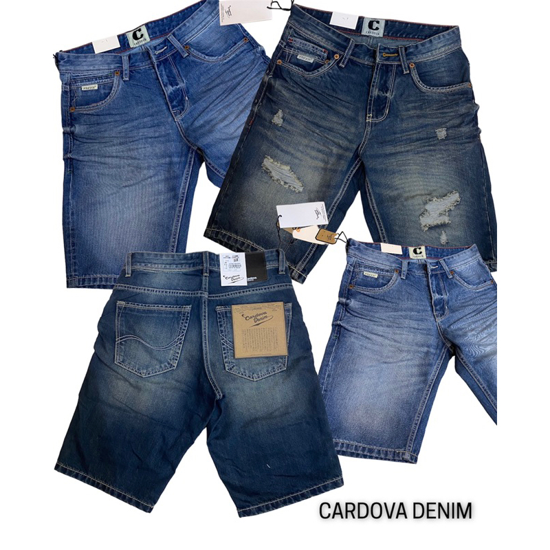 celana pendek cardova.cardova jeans original.celana pendek sobek.