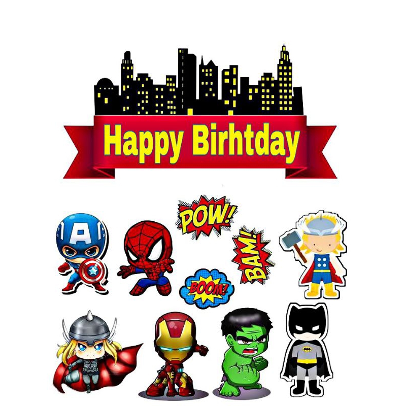 

Topper Cake Avengers