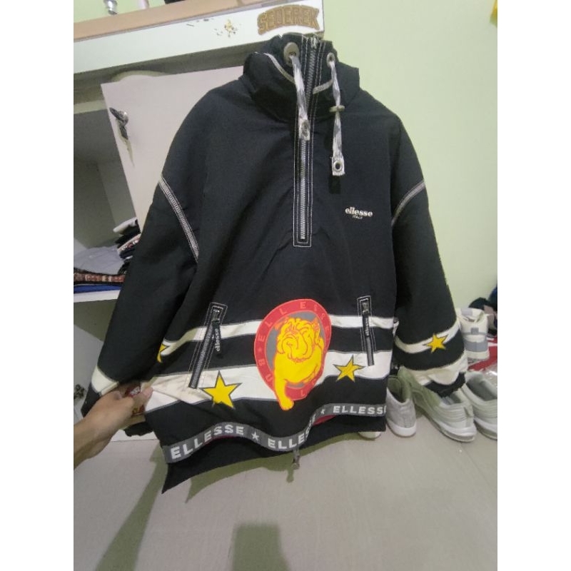 ellesse vintage bulldog black