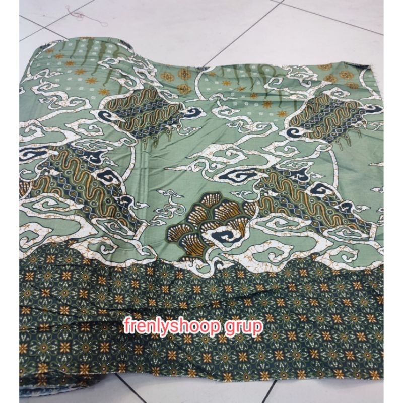 Kain Bahan  Batik mega mendung Katun / Bahan Batik katun halus mega mendung (hrg 0.5 m)