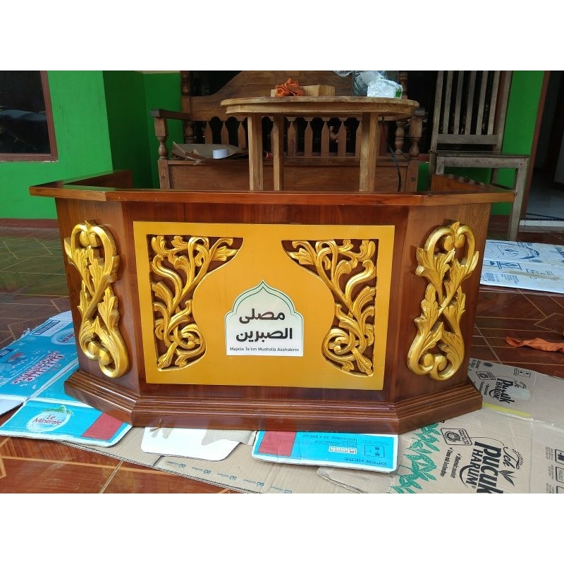 READY STOK MEJA NGAJI KAYU JATI SUPER KUALITAS PREMIUM PANJANG 90X50 T45