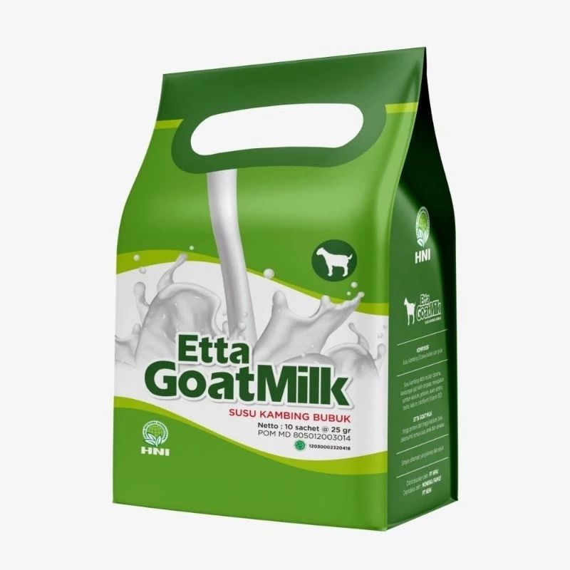 

Etta Goat Milk - Susu kambing bubuk 250g (10sachet@25gr)
