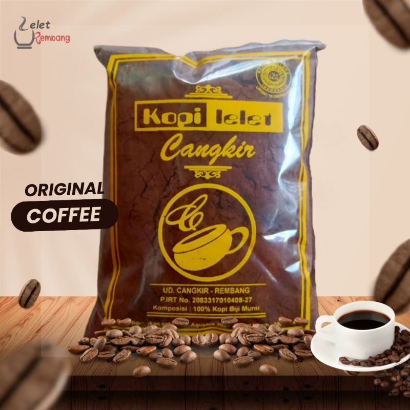 

KOPI LELET CANGKIR 250 gr / Kopi Cangkir / Kopi lelet lasem Rembang Robusta Coffee