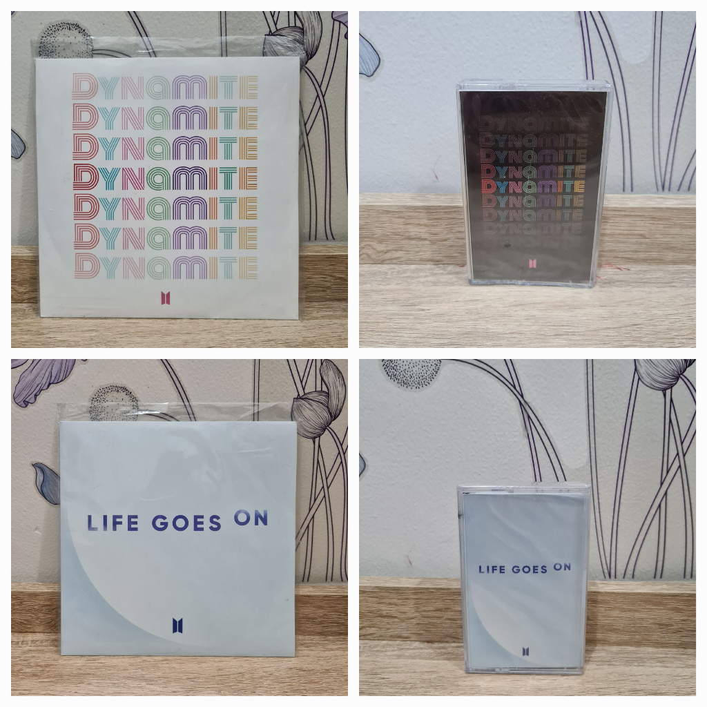 Cassette & Vinyl Dynamite & Life Goes On BTS Album
