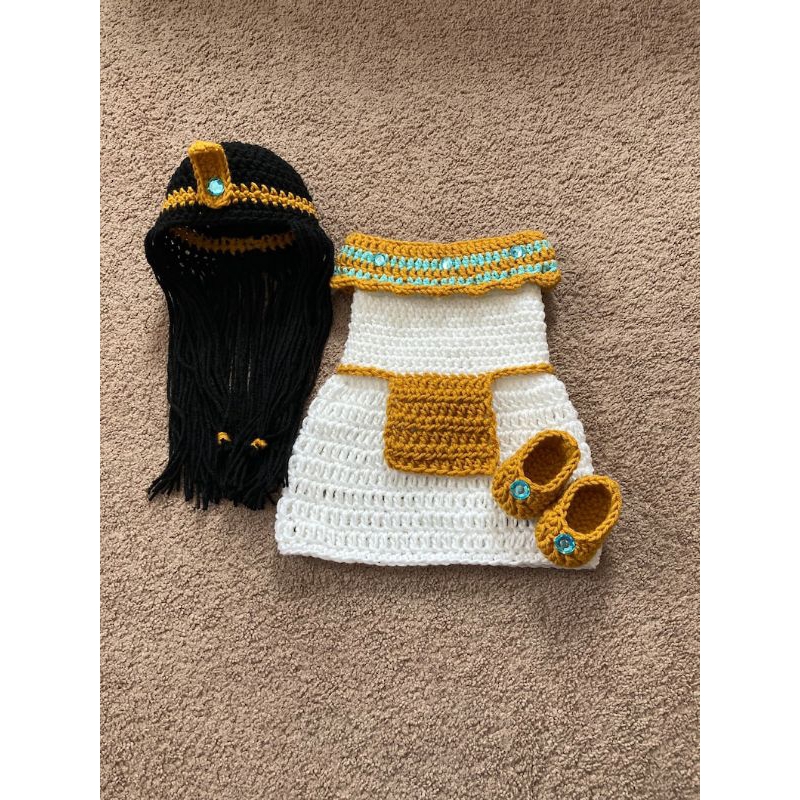 kostum rajut cleopatra