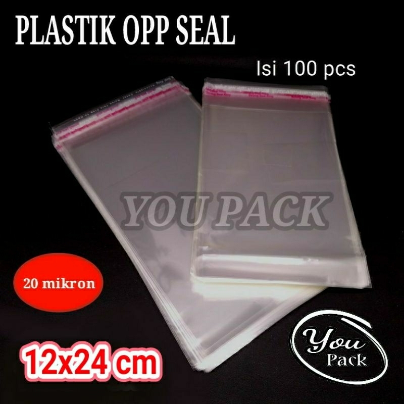 

PLASTIK OPP SEAL 12X24 CM