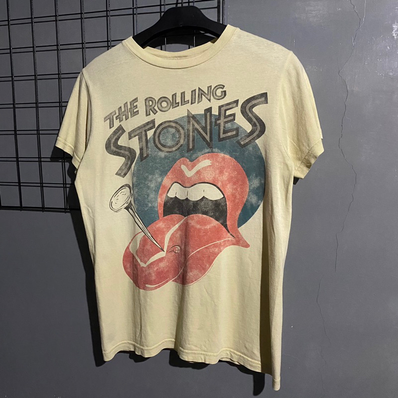 Kaos T Shirt Band Rolling Stones Copyright 2010 Second