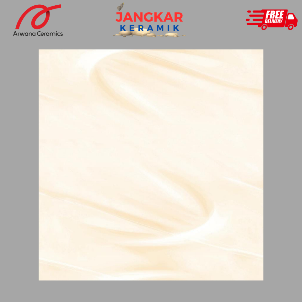 Keramik Arwana 99989 Cream 40x40 Glossy | Keramik Lantai | Motif Marble