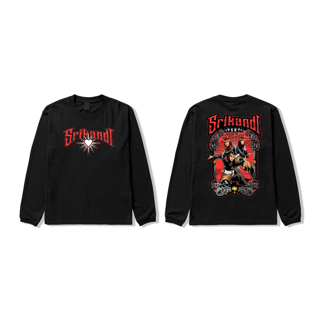 Kaos Lengan Panjang Pencak Silat Srikandi PSHT Big Size Jumbo